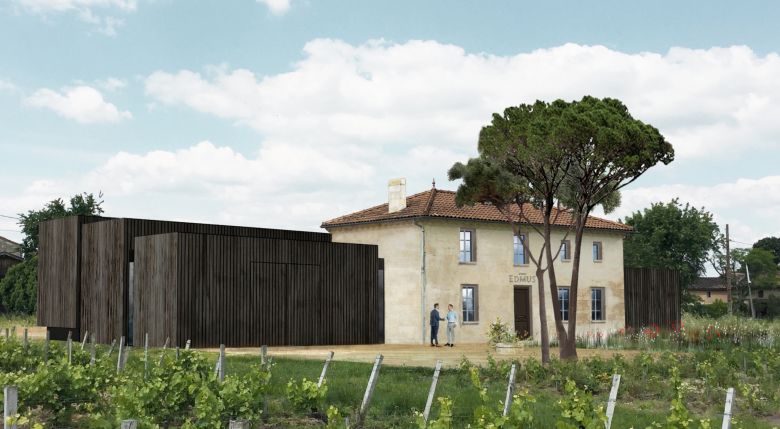 Château Edmus. Le nouveau chai sera prêt pour les vendanges  2021